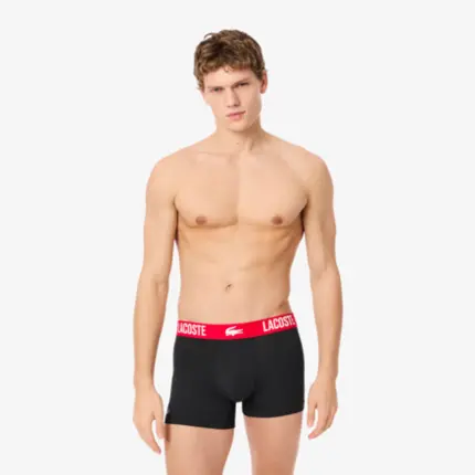 CUECA TRUNK EM MICROFIBRA COM ELASTANO  LACOSTE