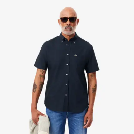 CAMISA MC MASCULINA OXFORD REGULAR LACOSTE
