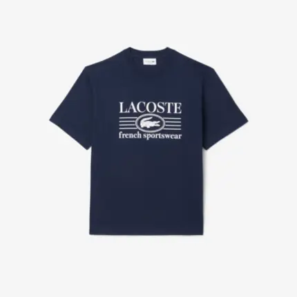 CAMISETA MASCULINA LACOSTE ESTAMPA FRENCH