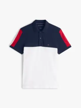 POLO TH COLORBLOCK REG AZUL MARINHO P