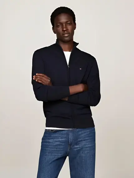 MOLETOM TH ESSENTIAL COTTON ZIP THRU
