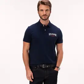 POLO TH MASC ARCH GRAPHIC LEFT  AZUL MARINHO M
