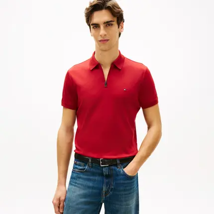 POLO TH INTERLOCK ZIP REG