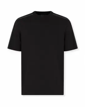 CAMISETA A|X TAPE OMBRO PRETA M